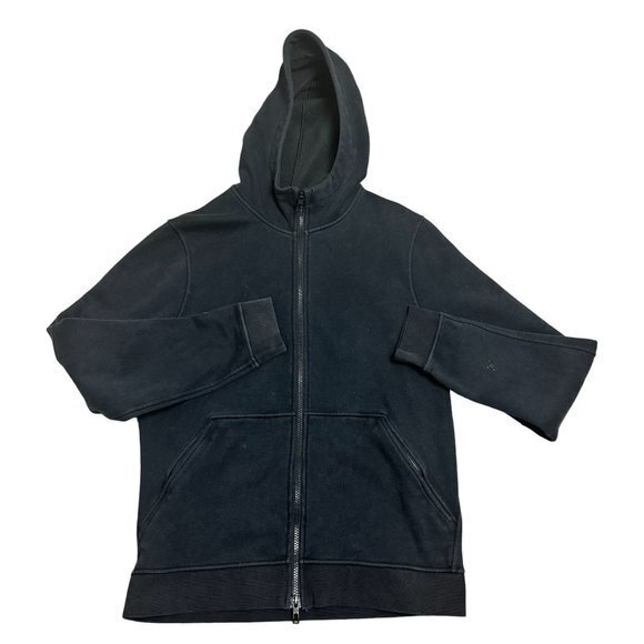 Lululemon Women's Size Medium Black Full Zip Double Zipper Hoodie W/ Pockets - Picture 1 of 12